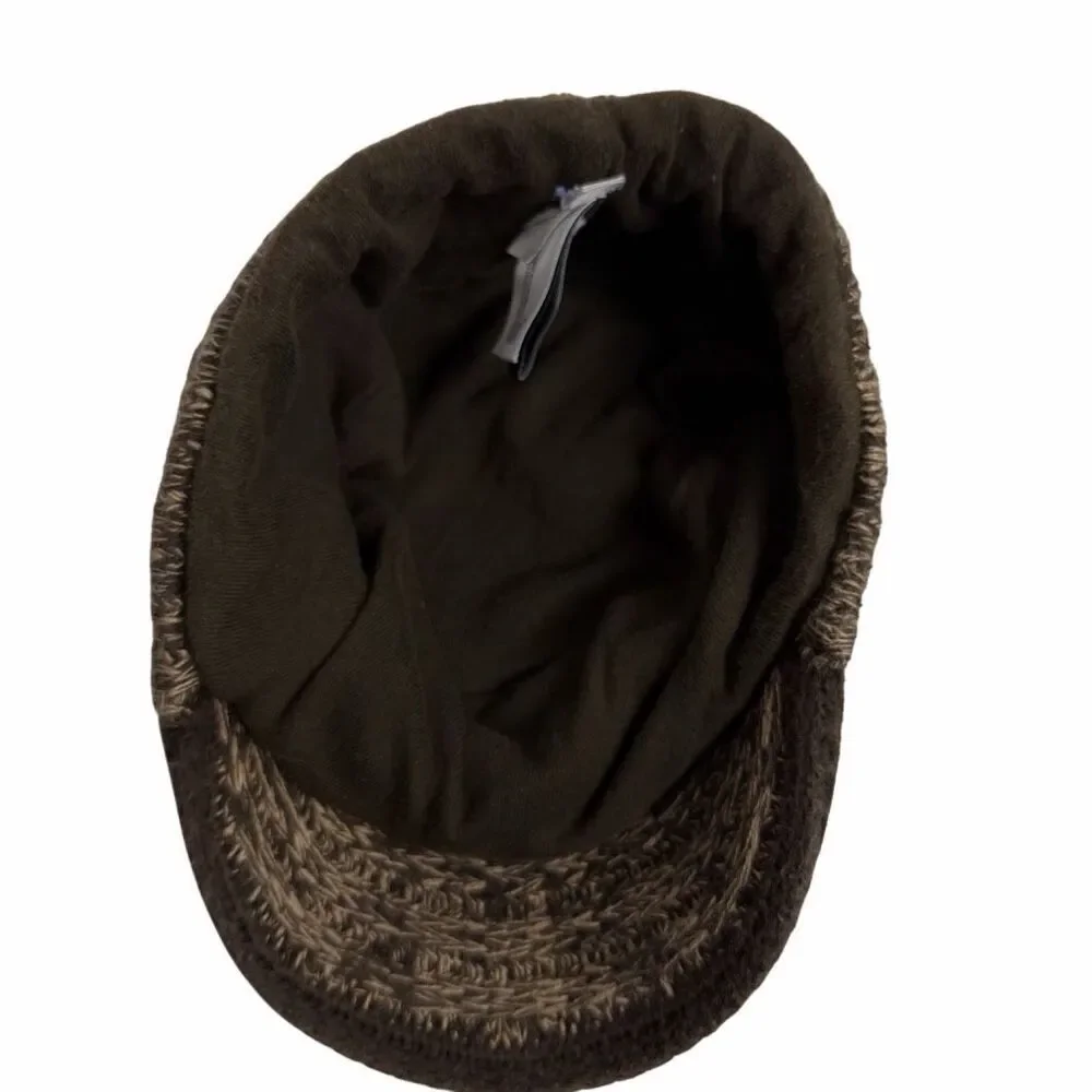 Baby Gap Brown Knit Baseball style hat M/L